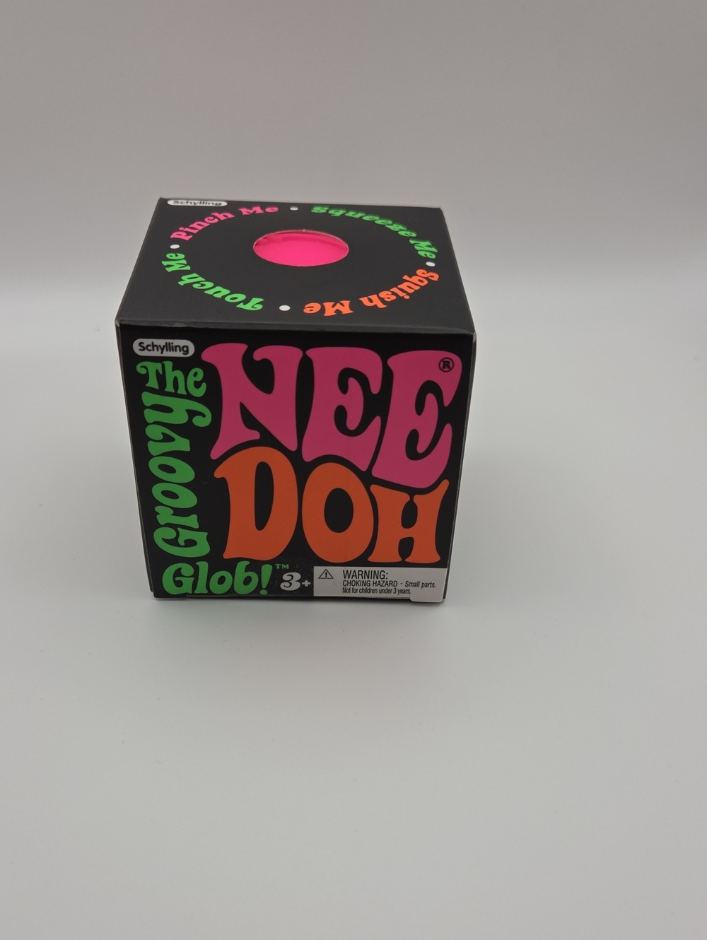 Schylling NeeDoh Groovy Glob Kids Toy - Pink Color